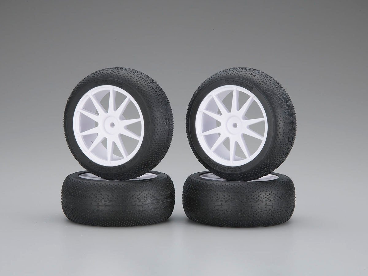 IHTH05W Micro-X Tire With Wheel(White/Mini Infer IHTH05W  - KYOSHO RC